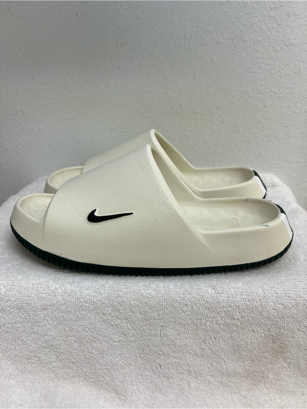 Nike Michigan State Spartans White Green Black Slide Sandals NCAA Men’s Size 9